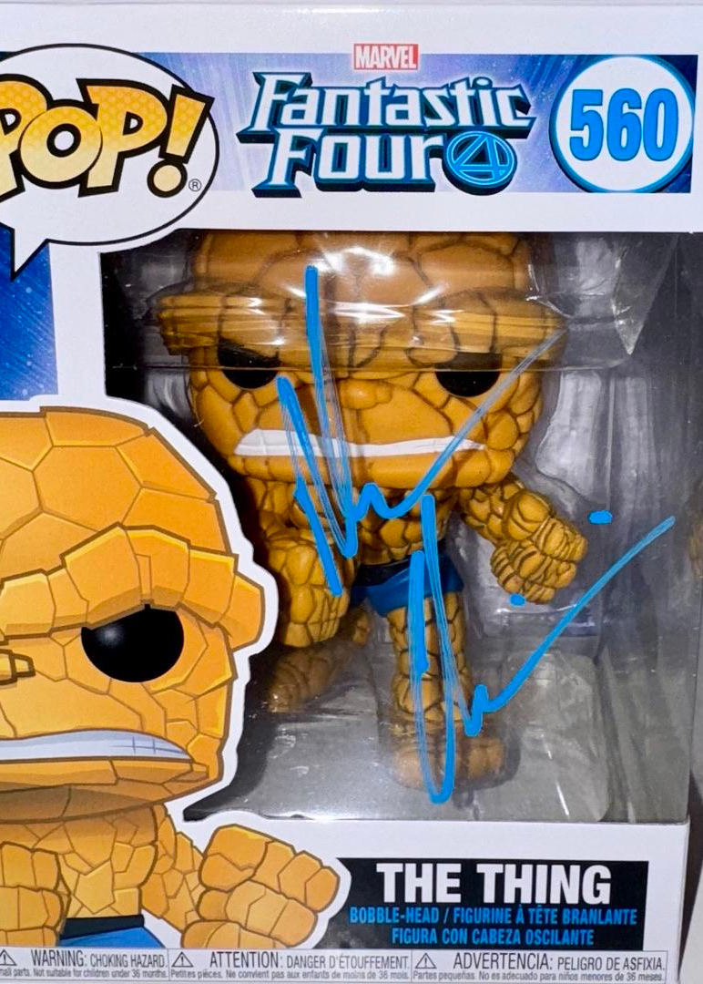 Michael Chiklis Signed Funko Pop #560 "The Thing" (Fantastic Four) - Beckett COA